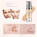 Kybbe Waterproof Long Lasting Liquid Foundation Lightening Skin Color Covering Dark Circles Bags Brands Pimples Wrinkles Cream Concealer - Buy Online on GoSupps.com