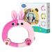 AIPINQI Baby Car Mirror Baby Mirror for Car Rear Facing Baby Mirror Mirror for Car Seat Rear and Forward Facing Easy View Cartoon Mirror for Infant and Newborn 100% Shatterproof Safety (Rabbit)