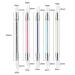 Nail Brush Set for Nail Art & Design - 5 Piece UV Gel & Acrylic Brush Kit for Professional Pedicure & Manicure | Nail Accessories - Buy Online on GoSupps.com
