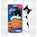 AETN Creations Felix Play Tubes Cat Treat Bundle Pack 8x50g Pouches Chicken and Liver Flavour plus AETN Chicken Stripes Treat Tasty Delicious Snack - Buy Online on GoSupps.com