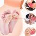 QUIQSHIPP Silicone Gel Half Toe Sleeve - Anti-Skid Forefoot Pads for Pain Relief and Heel Protection - Men & Women | Dry Cracked Heels Repair - Buy Online on GoSupps.com