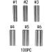 100-Part Fishing Copper Pipe & Crimp Slump Sleek - Must-Have Double Run Sleeve for Wire Rope & Cable | Clean Fishing Cord Pipe (1.0mm x 10mm) - International Shipping - Buy Online on GoSupps.com
