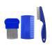 Lice Comb 3 Pcs Lice Combs Double Sided Lice Combs Stainless Steel Tooth Comb Lice Removal Combs