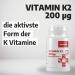 Nutrinax Vitamin K2 200 g - 365 Vegan Tablets | Menaquinone MK7 | Lactose-Free | No Magnesium Stearate | Made in Germany - Buy Online on GoSupps.com