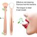 Ververt Touch Tongue Scraper Set - Stainless Steel Tongue Cleaner 2 Pieces Rose Gold Bacteria & Bad Breath Removal - Buy Online on GoSupps.com