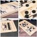 Moopok Fast Sling Puck Wooden Hockey Game | Desktop Battle Table Game for Adults and Kids - Family Fun - Buy Online on GoSupps.com