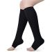 OGIMA compression stockings for varicose veins open toe area 20-30 mmHg compression leg pratches (1 pair) medical color gradient compression for running cycling basketball crossfit for women and men