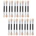 Beavorty Girl Makeup Set Eyelash Tool Eyeshadow Brush Sponge Disposable: Makeup Brush Tools Double Sided Eye Shadow Applicator 30pcs Silicone Lip Brush Teen Girl Makeup Set