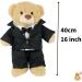 16 inch Tuxedo Groom Wedding Teddy Bear Clothes Outfit - BEAR NOT INCLUDED - Buy Online on GoSupps.com