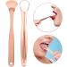 Ververt Touch Tongue Scraper Set - Stainless Steel Tongue Cleaner 2 Pieces Rose Gold Bacteria & Bad Breath Removal - Buy Online on GoSupps.com