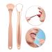 2-Part Stainless Steel Tongue Scraping Set - Reusable Non-Slip Handle Storage Box - Tongue Brush for Adults & Kids (Rose Gold) - Buy Online on GoSupps.com