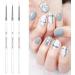 Acrylic Nail Art Practice Set - 3pc Liner Pen, 180 Nail Wipes, Painting Template Book for Beginners - Reusable & Easy to Clean Manicure Tools - Buy Online on GoSupps.com