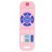 Baby Teething Toy TV Control Shape Silicone Teething Toy for Infants Toddlers (Pink)