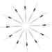 Healeved 120 Pcs Eyeliner Pencil Cosmetic Pencil White Highlighter Makeup White Eyeshadow Liquid Wooden Pole - Buy Online on GoSupps.com