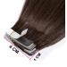 Buy SEGO TAPE Extensions - 100% Remy Hair 20 Medium Brown #4 Adhesive Tape Hair Extensions (18/45cm) + 10 Free Tapes - Smooth Quality Hair! - Buy Online on GoSupps.com
