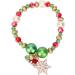 ABOOFAN 3 Pcs Christmas Bracelet Snowflake Candy Beaded Bracelet Christmas Stocking Stuffers Charms Party Wrist Charms Charm Bracelets Fashion Beaded Bracelet Alloy Beads Jewelry - Buy Online on GoSupps.com