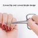 Cuticle Scissors Stainless Steel Manicure Grooming Scissors Curved Slice Pedicure Tool for Nail - Buy Online on GoSupps.com