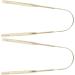 2-Pack US-Shaped Stainless Steel Tongue Scraper | Durable Tongue Cleaner for Fresh Breath | Improved Oral Hygiene (Gold) - Buy Online on GoSupps.com