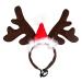 Pretyzoom Christmas pet headband reindeer antlead band moose with a Christmas hat for cat dog christmas xmas party hair accessories cosplay costume accessories