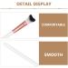 Healeved Nose Contour Brush Nose Shadow Powder Brush Portable Highlighter Brush Makeup Brushes Eye Shadow Brush for Sculpting Bronzer Highlighter White - Buy Online on GoSupps.com