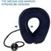 Safwel Air-Inflated Neck Ruff - Cervical Spine Decompression & Neck Pain Relief Support (Blue) - International Shipping Available - Buy Online on GoSupps.com