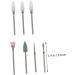 POPETPOP 2 Sets Nail Clipper Grinding Head Nail File Drill Bit for Nails Nail Kits Nails Tools Nails Gel Polishing Tool Nails Cuticle Remover Nails Supply Care Tungsten Steel Nail Drill - Buy Online on GoSupps.com