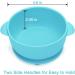 PandaEar Set of 2 Silicone Stay Put Suction Bowls for Babies and Toddlers | BPA-Free | Blue & Green - Buy Online on GoSupps.com