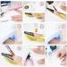 MH Nail Form Acrylic Art Gel Extension Guide File Manicure Tool Stickers (50 Nail Forms Red) 50 Nail Forms Red - Buy Online on GoSupps.com