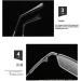 Outfany Intellireaders: Titanium Progressive Dual-Use Reading Glasses 2.0x for Men & Women - Multifocus Design for Comfortable Reading - Buy Online on GoSupps.com