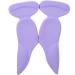 Women s GEL Heel Inserts - Comfort Thick Protectors for Plantar Fasciitis & Dry Cracked Heels - Lycra Purple Medium - Buy Online on GoSupps.com