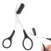 Eyebrow Trimmer Scissors Black Eyebrow Scissors with Comb Stainless Steel Professional Precision Eyebrow Scissors Trimmer Tool with Comb Small Eyebrow Grooming Beauty Tool for Men Women