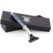 Haryali London 3 Blade Razor - Blue Resin Handle Beard & Moustache Razor in Black Gift Box | International Shipping - Buy Online on GoSupps.com