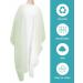 Light Green & White Barber Cape - Stylish Hair Cutting Cape for Men Women & Kids | Adjustable Neckline 55x63 Inch Ombre Gradient Design - Buy Online on GoSupps.com