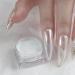 White Pearl Chrome Nail Powder - Aurora Magic Pigment for High Gloss Glitter Nail Art - Buy Online on GoSupps.com