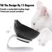 Elevated Cat Food Bowls - Raised Pet Feeder and Waterer | 15 Tilted Bowls for Cats, Dogs, and More | Anti Vomiting Design | Cute Cat Face Bowl - Buy Online on GoSupps.com