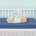 David's Kids Comfy Mini Crib Sheets Set  3 Pack Silky Pack N Play Sheets for Baby Boys Girls Universal Fit for Pack N Play  Playard and Mini Crib Mattresses  White & Light Grey & Navy Blue White&light Grey&navy Blue Mini Crib Sheets - Buy Online on GoSupps.com