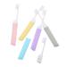Homsfou 5st trip toothbrush travel case for the toothbrush collapsible travel toothbrush toothbrush case for on the way manual pregnant woman art fiber toothbrush box bulk goods