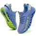 FRSHANIAH Men Athletic Shoes Breathable Running Shoes Non-Slip Fashion Sneakers 10 Sky Blue