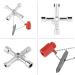 10-Piece Triangular Tool Key Set for Utensil & Key Cabinets - Craft & Cross Keys - Buy Online on GoSupps.com