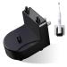 teeteck Wall Charger for Philips Sonicare Electric Toothbrush HX6100/ HX3000/ HX6000/ HX8000/ HX9000 Series - IPX7 Waterproof & Bathroom-Friendly Design(Black)