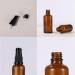 6PCS 30ml/1oz Amber Glass Lotion Bottles Empty Refillable Cosmetic Makeup Travel Size Pump Dispenser Container Jars for Aromatherapy Essential Oils Skincare Toiletries - Buy Online on GoSupps.com