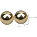 Magiclulu 4-Piece Brass Massage Balls | Baoding Fitness Balls for Stress Relief & Wellness - Buy Online on GoSupps.com