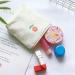 Gray Menstrual Cup & Sanitary Napkin Storage Bag with Zipper - Feminine Period Pouch for Women & Teen Girls - Buy Online on GoSupps.com