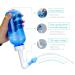 Neti Pot Sinus Rinse Bottle with Sticker Thermometer | BPA Free | 300ml | 30 Nasal Wash Salt Packets | Allergy Relief for Adults & Kids - Buy Online on GoSupps.com