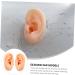 Human Ear Model Earrings Display Set - 4pcs Pierced Ear Piercing Jewelry Simulator for Studs - Assorted Colors - 5.66x4.88x5cm - Buy Online on GoSupps.com