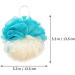 8pcs Color Matching Bath Balls & Loofah Sponges for Women - Soft Scrubber Puff for Luxurious Bathing Experience - Buy Online on GoSupps.com