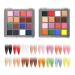 16 Colors Nail Pigment Palette - Ombre Nail Powder Set for DIY Nail Art Manicure Accessories - Buy Online on GoSupps.com