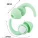 3 Pairs Reusable Soft Silicone Ear Plugs for Swimming, Sleeping, Studying - Waterproof & Noise Cancelling - Blue/Rose/Green - Buy Online on GoSupps.com