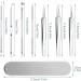 7Pcs Blackhead Remover Tool Set Professional Pimple Spot Popper Acne Comedone Extractor Kit Stainless Steel Blackhead Removal for Blemishs Whitehead Popping Spot Zit Removing with Case(Silver) - Buy Online on GoSupps.com