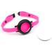 Lucybalu Cat Airtag Collar | Premium Silicone Neck Band for Cats | Safe Comfortable & Lightweight | Apple Airtag Compatible | Neon Pink Cat Tracker - Buy Online on GoSupps.com